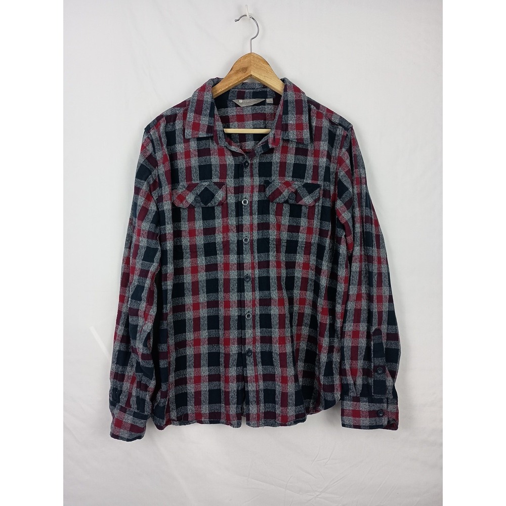 Mountain Warehouse Country To Coast Flannel Shirt Mens XL Long Sleeve Plaid